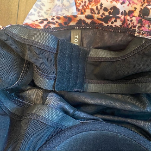 Torrid • Animal Print One-Piece Babydoll Swimsuit • Size 1X 14/16 • Like new!! - Picture 8 of 9